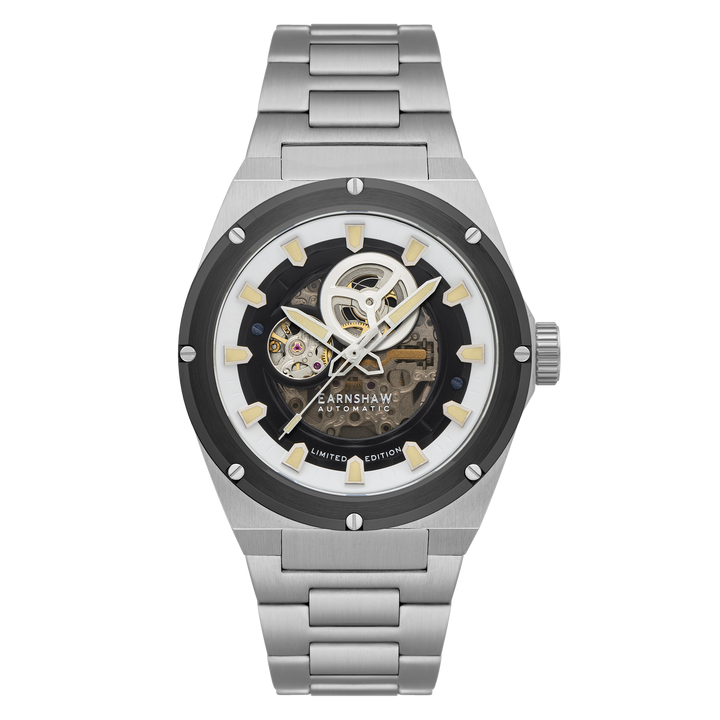 Earnshaw Armstrong Open Heart Mechanical Automatic Classic Black