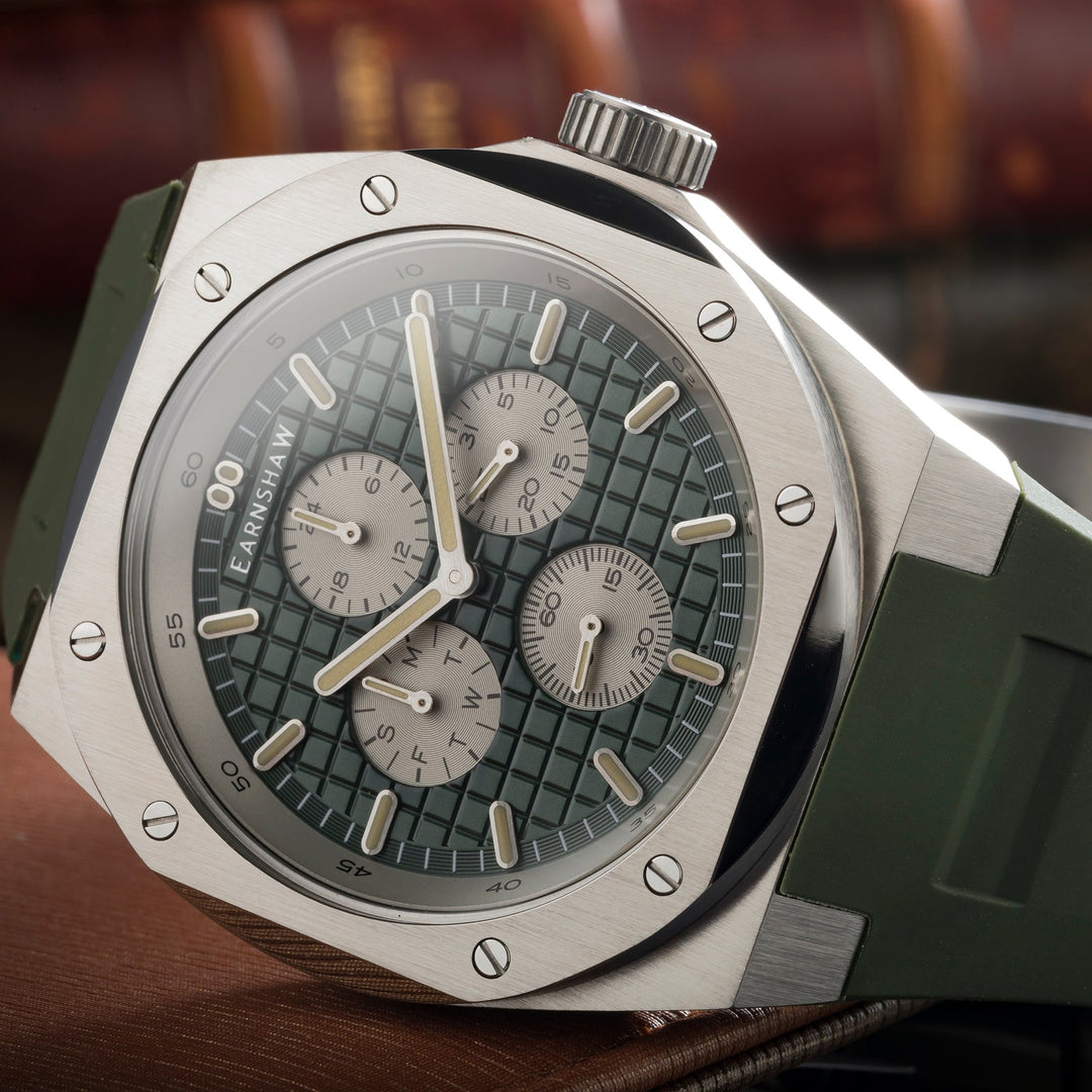 Earnshaw Bessemer Calendar Multifunction Forest Green