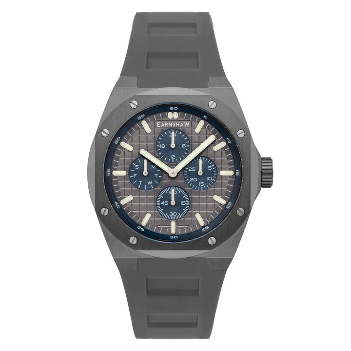 Earnshaw Bessemer Calendar Multifunction Grey Blue