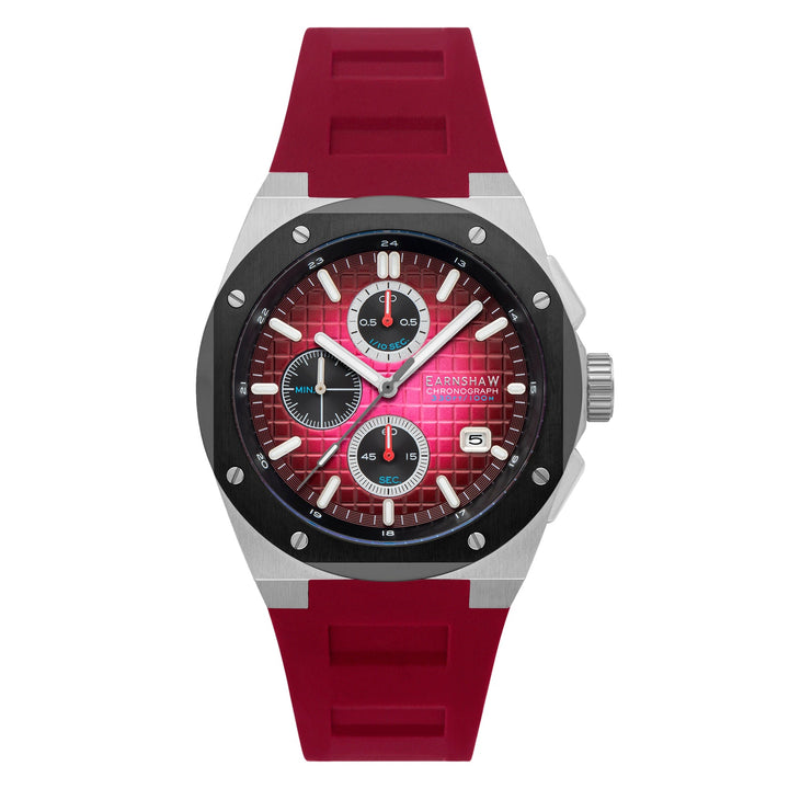 Earnshaw Bessemer Chronograph Cherry Red