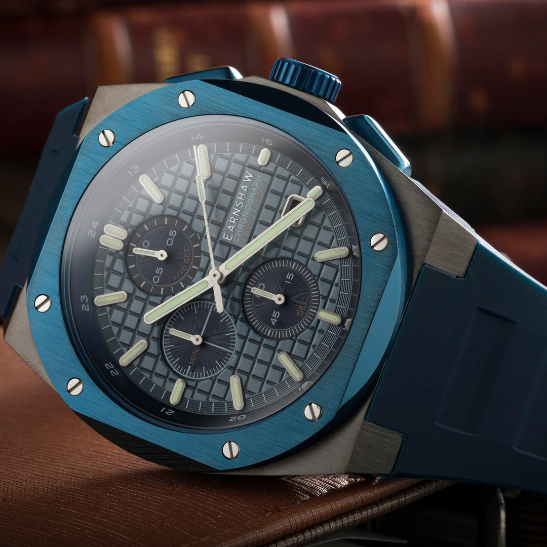 Earnshaw Bessemer Chronograph Cobalt Blue