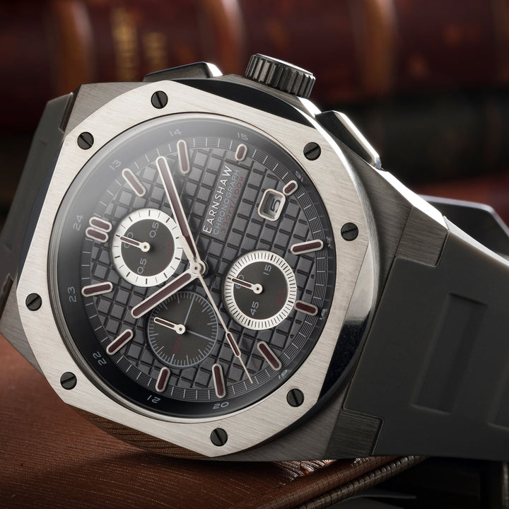 Earnshaw Bessemer Chronograph Deep Brown