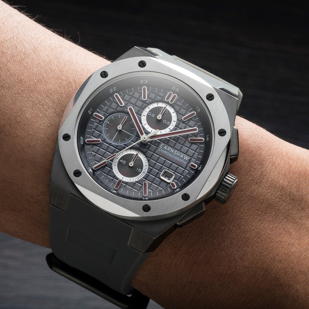 Earnshaw Bessemer Chronograph Deep Brown