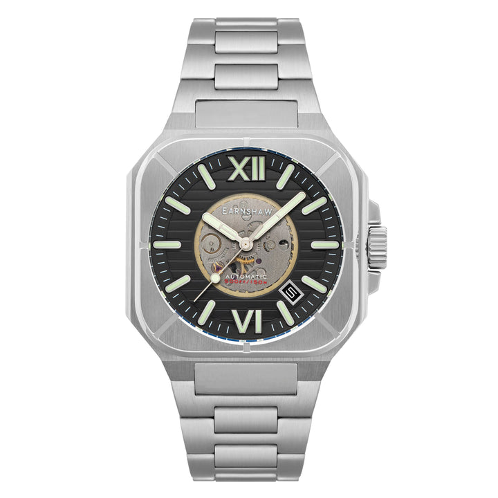 Earnshaw Armoury Skeleton Automatic Classic Black