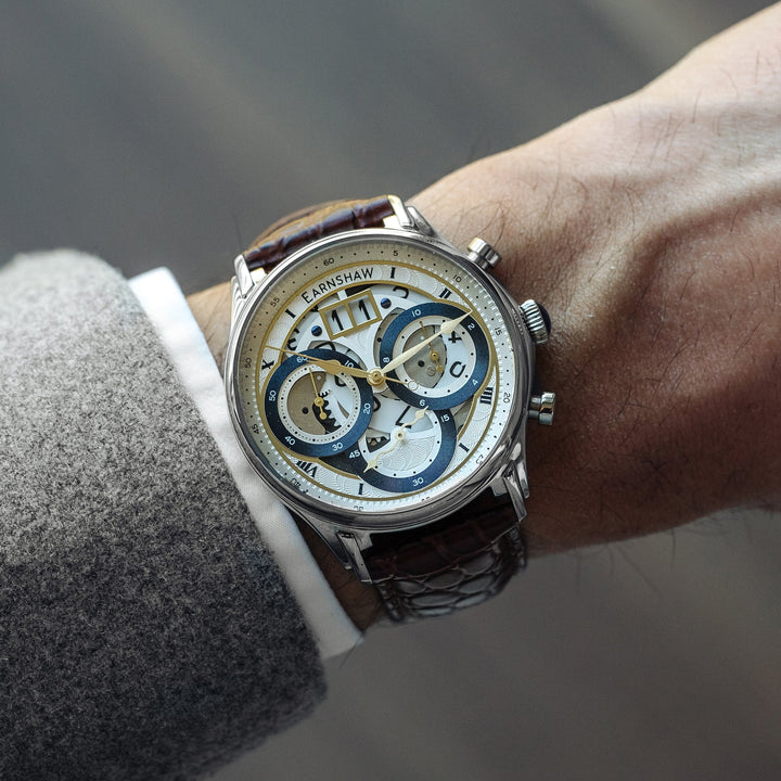 Earnshaw Nasmyth Grande Date Chronograph Parchment