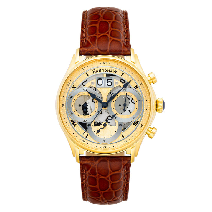 Earnshaw Nasmyth Grande Date Chronograph Yellow Gold