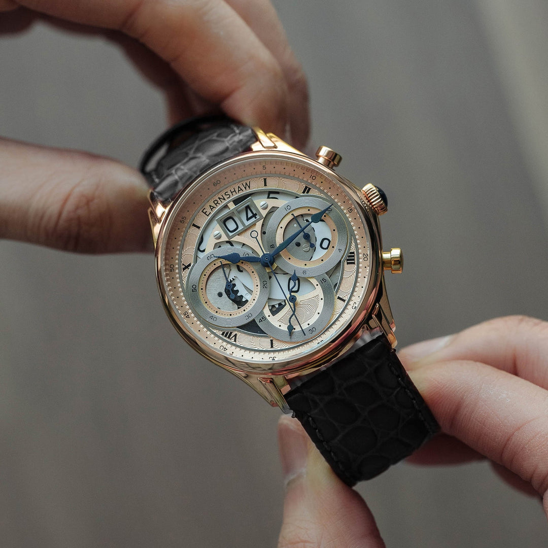 Earnshaw Nasmyth Grande Date Chronograph Rose Gold