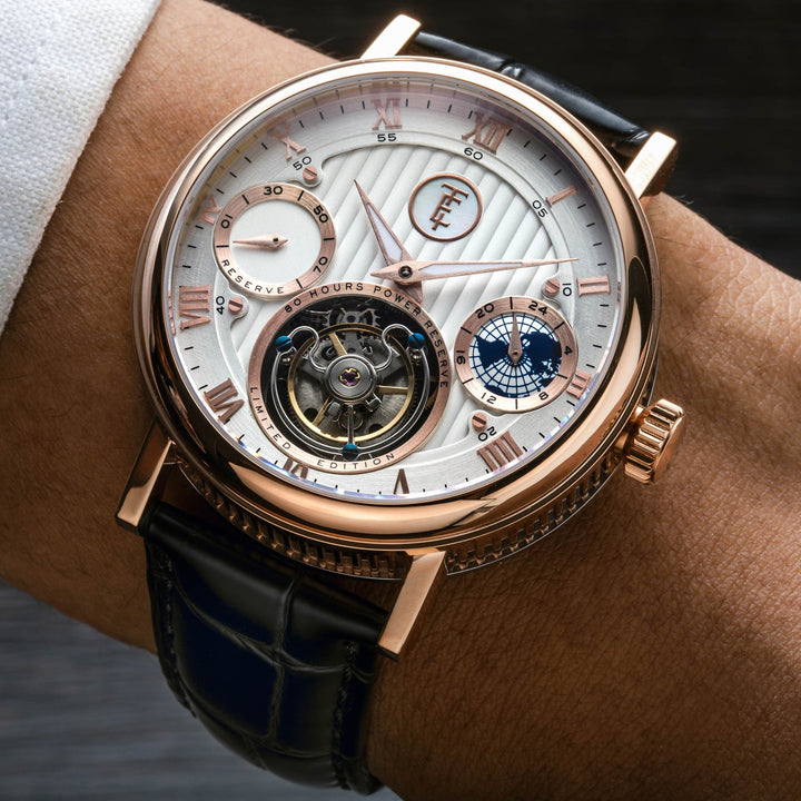 Earnshaw Halley Mechanical Tourbillon Rose Gold