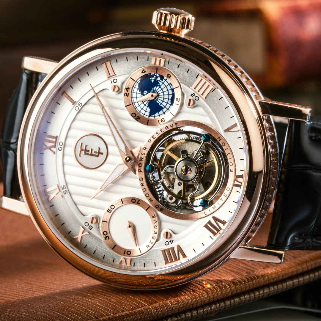 Earnshaw Halley Mechanical Tourbillon Rose Gold