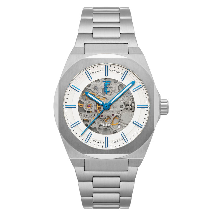 Earnshaw Fowler Skeleton Automatic White