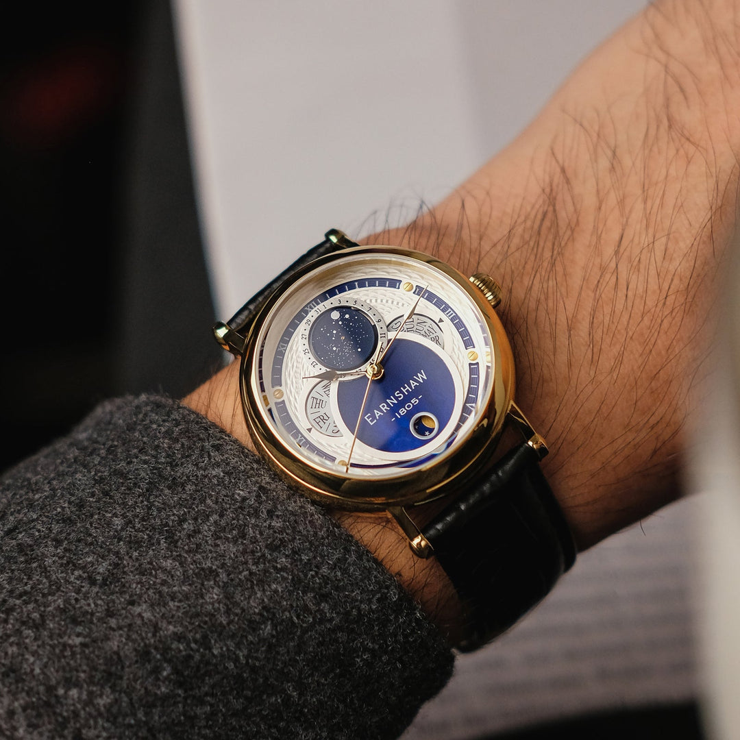 Earnshaw Messier Moonphase Calendar Golden Moon