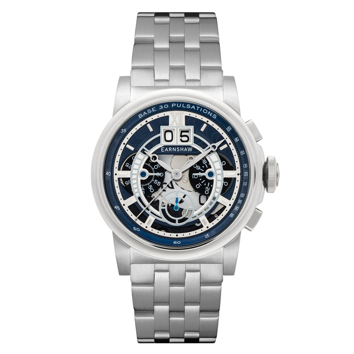 Earnshaw Hansom Grande Date Chronograph Deep Blue