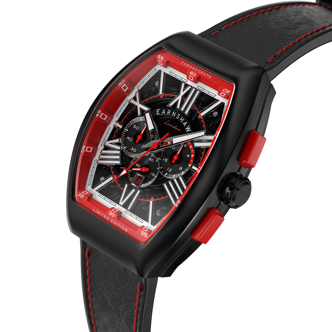 Earnshaw Supremacy Chronograph Racetrack Black
