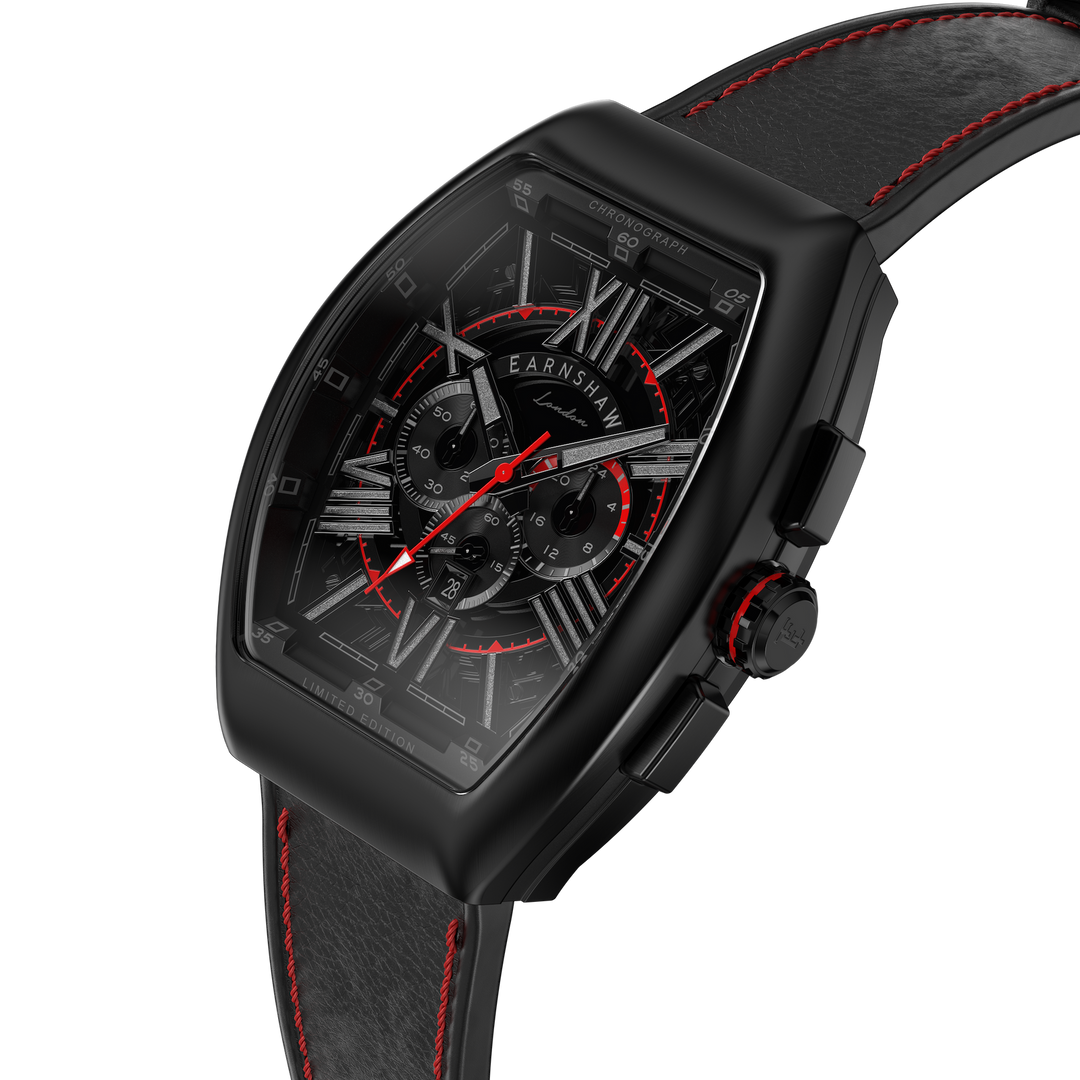 Earnshaw Supremacy Chronograph Chicane Black