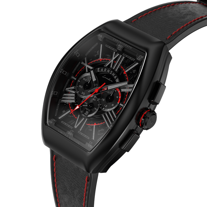Earnshaw Supremacy Chronograph Chicane Black