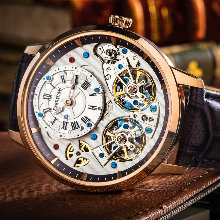 Earnshaw Brewster Double Barrel Automatic Cherry Rose