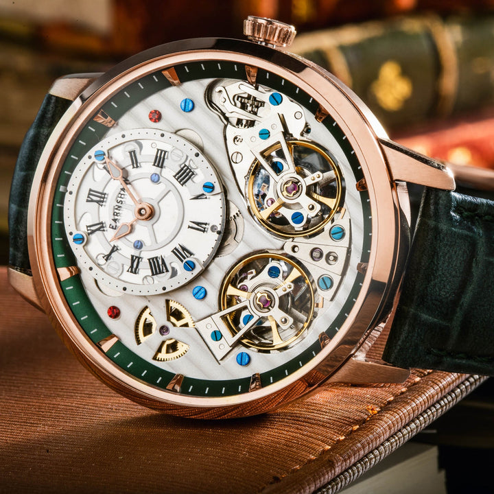 Earnshaw Brewster Double Barrel Automatic Diwali Limited Edition Set