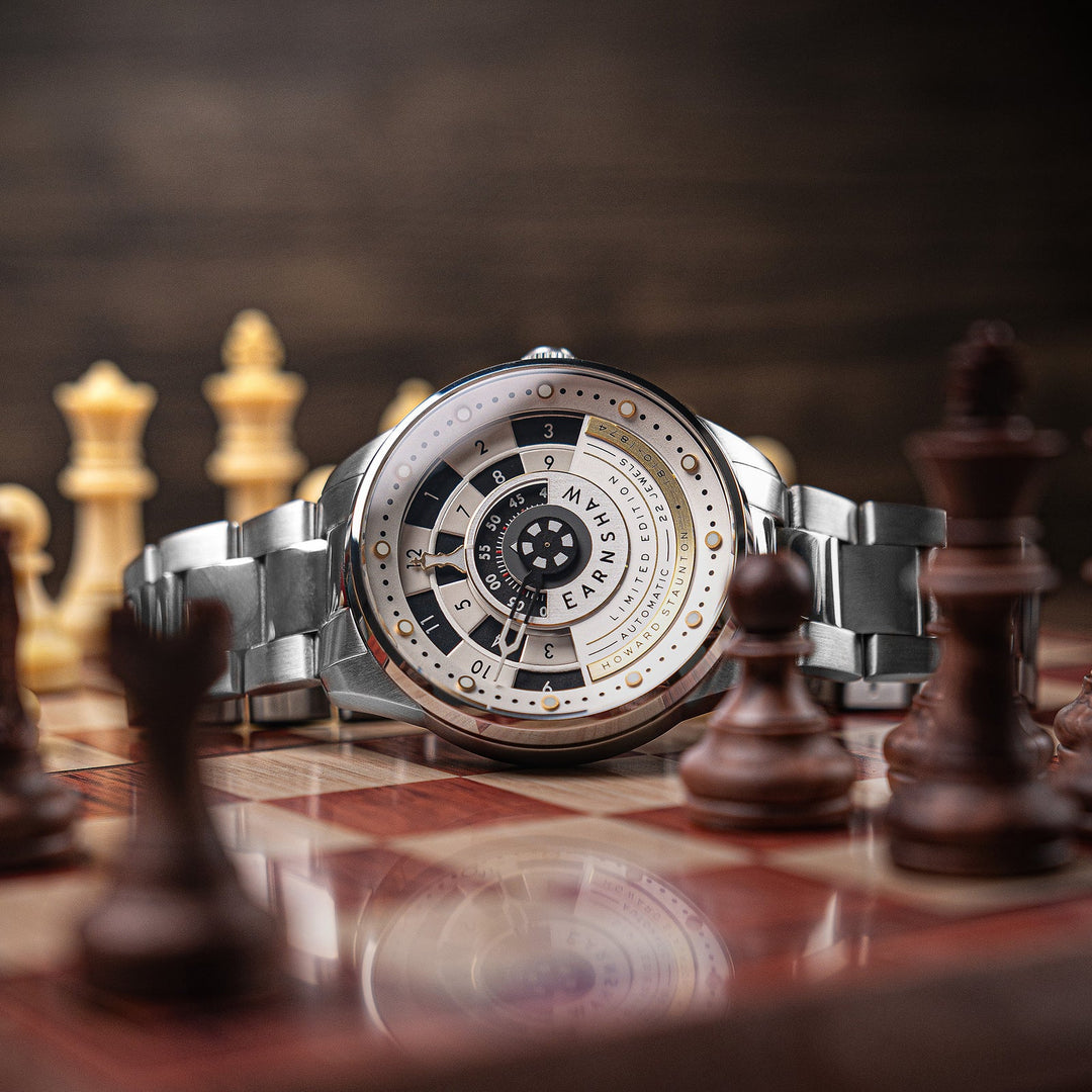 Earnshaw Staunton Chess Set Automatic Rook White