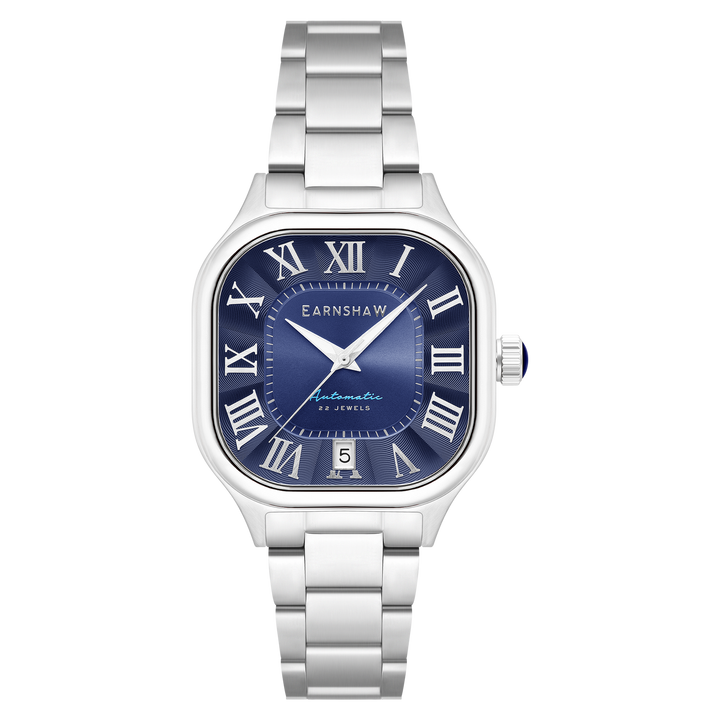 Earnshaw Coussin Automatic Lapis Blue