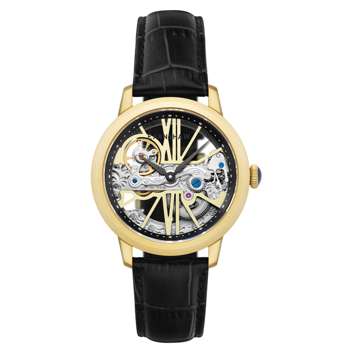 Earnshaw Cornwall Bridge Automatic Gold Black