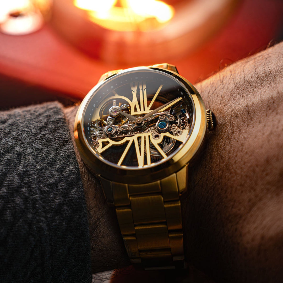 Earnshaw Cornwall Bridge Automatic Gold