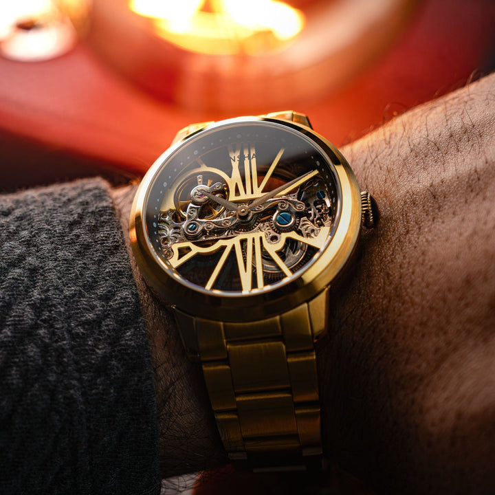 Earnshaw Cornwall Bridge Automatic Gold