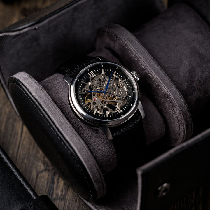 Earnshaw Cornwall Skeleton Automatic Railroad Silver