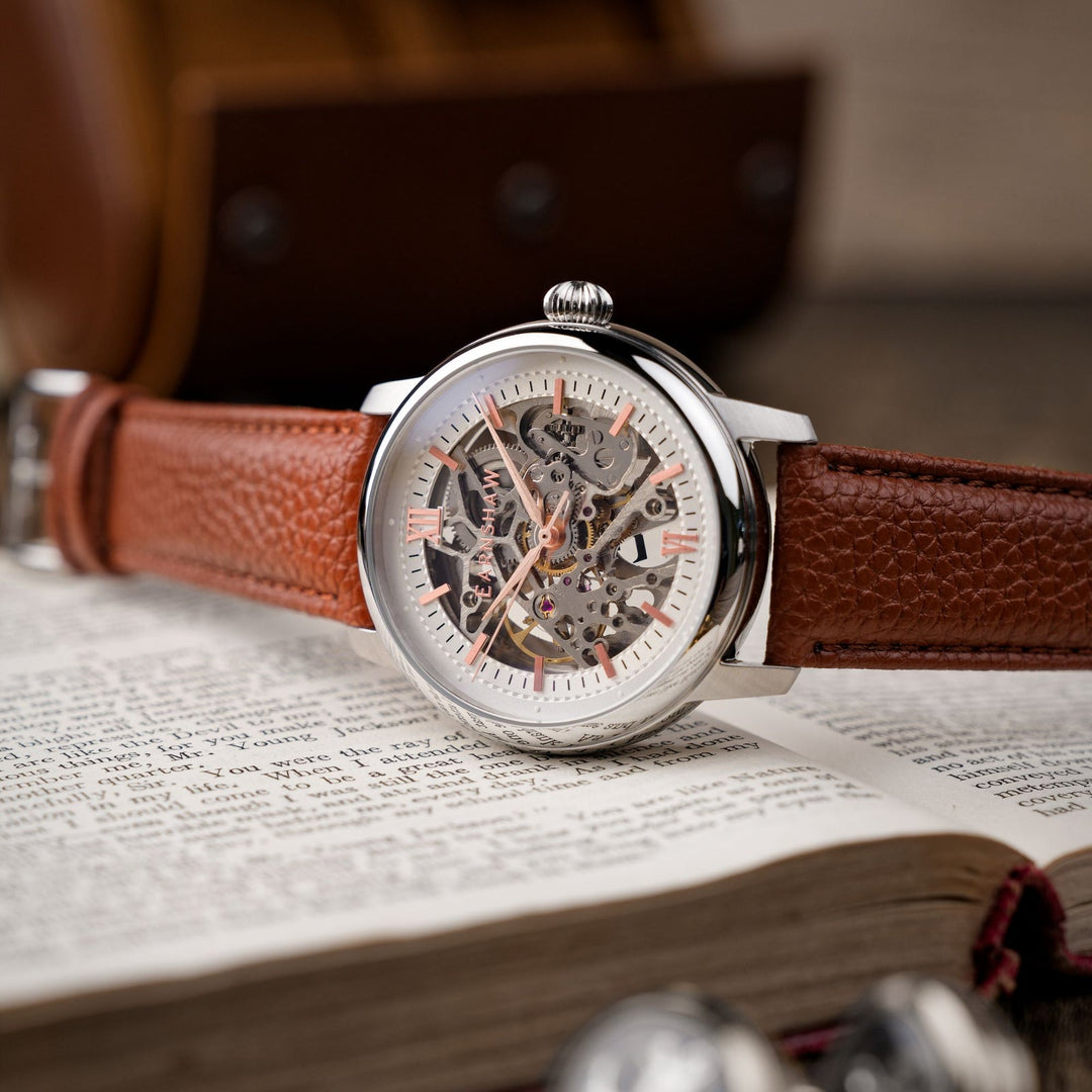 Earnshaw Cornwall Skeleton Automatic Neutral White