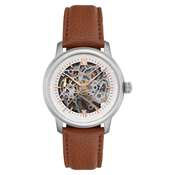Earnshaw Cornwall Skeleton Automatic Neutral White