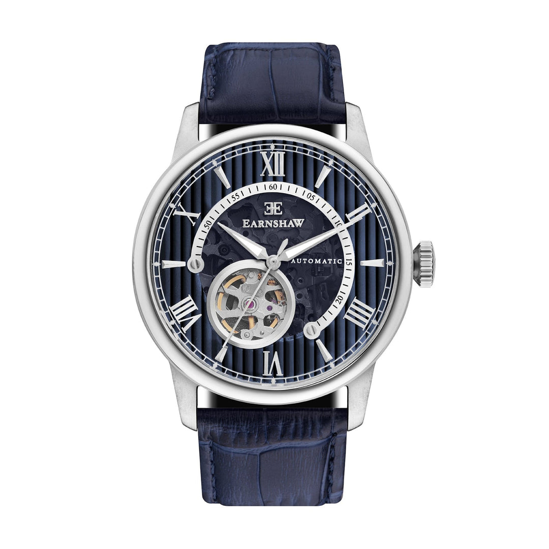 Earnshaw Precisto Bauer Open Heart Automatic Prussian Blue