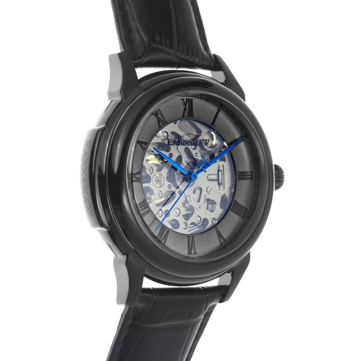 Earnshaw Precisto Observatory Skeleton Automatic Deep Black
