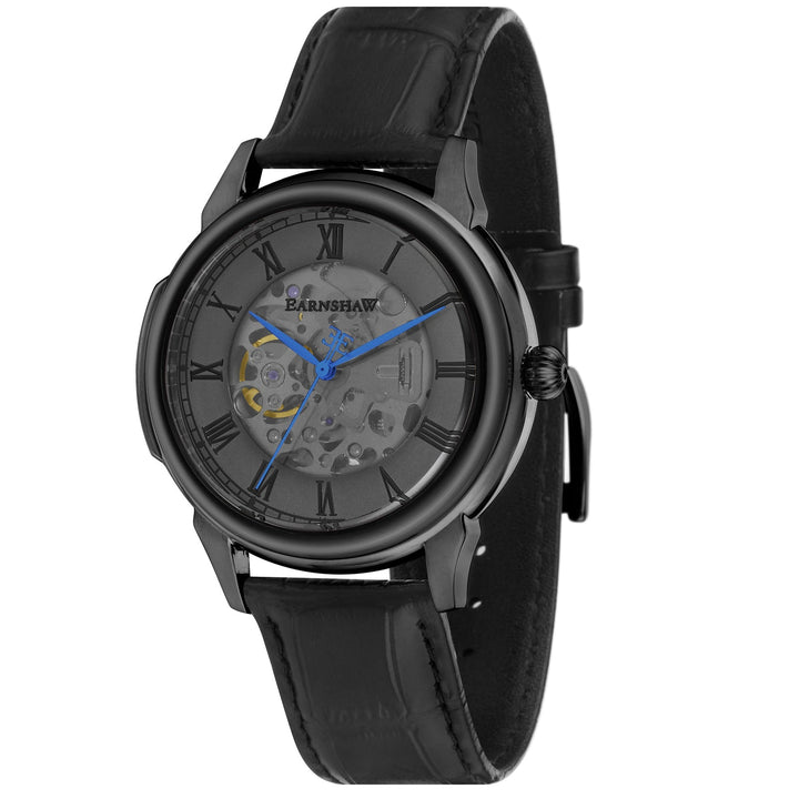 Earnshaw Precisto Observatory Skeleton Automatic Deep Black