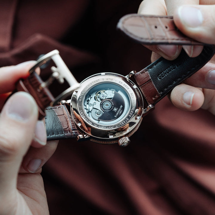 Earnshaw Precisto Beaufort Skeleton Automatic Dutch White