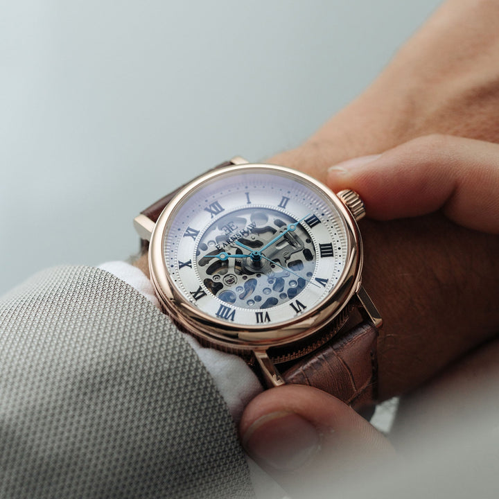 Earnshaw Precisto Beaufort Skeleton Automatic Dutch White