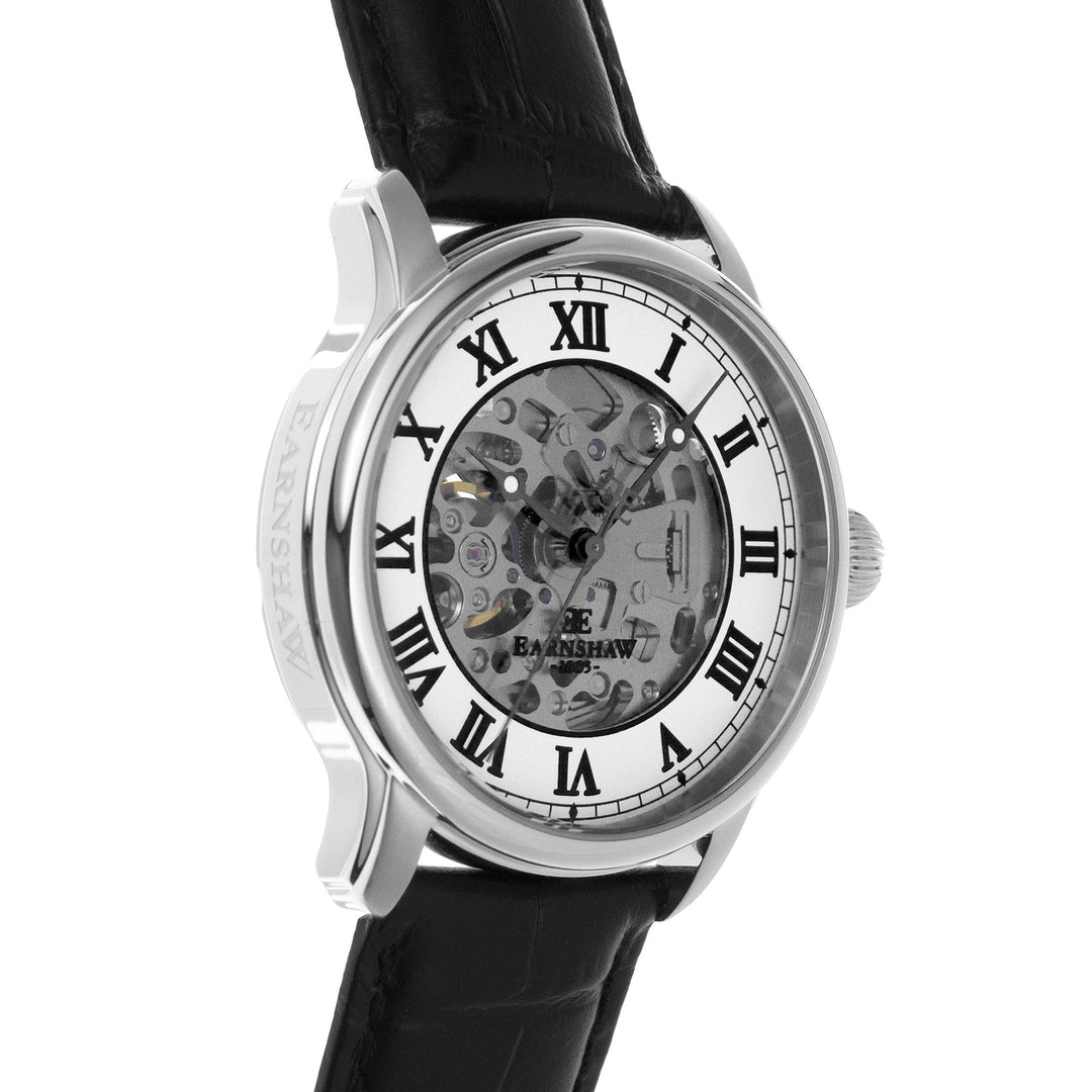 Earnshaw Precisto Longitude Skeleton Automatic Ivory White