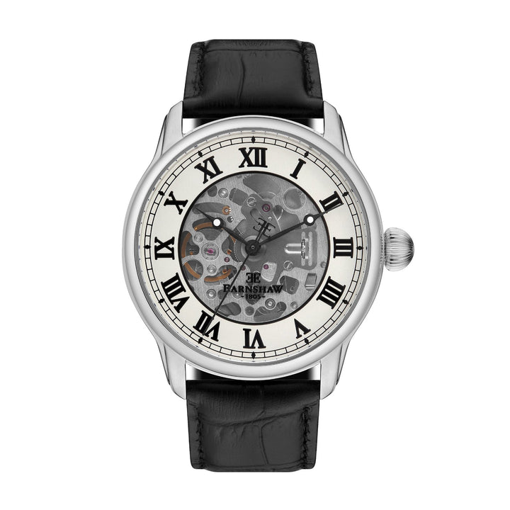 Earnshaw Precisto Longitude Skeleton Automatic Ivory White