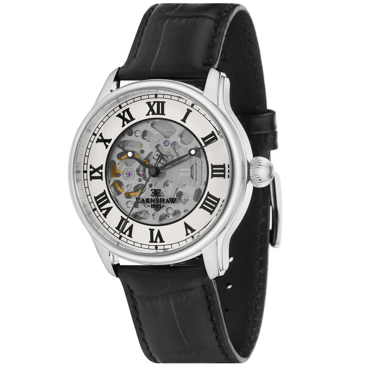 Earnshaw Precisto Longitude Skeleton Automatic Ivory White