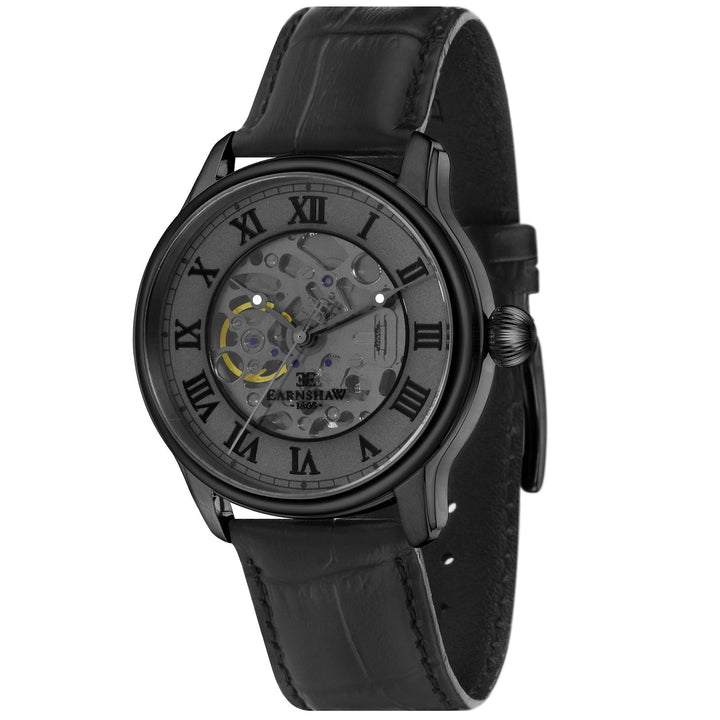 Earnshaw Precisto Longitude Skeleton Automatic Midnight Black