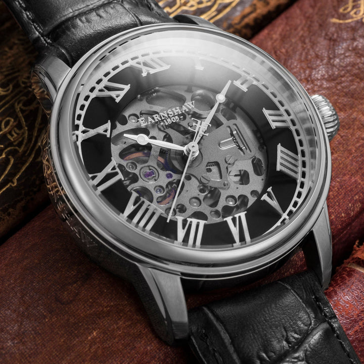 Earnshaw Precisto Longitude Skeleton Automatic Triumph Black