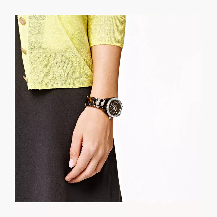 Fossil Stella Multifunction Tortoise Resin Watch