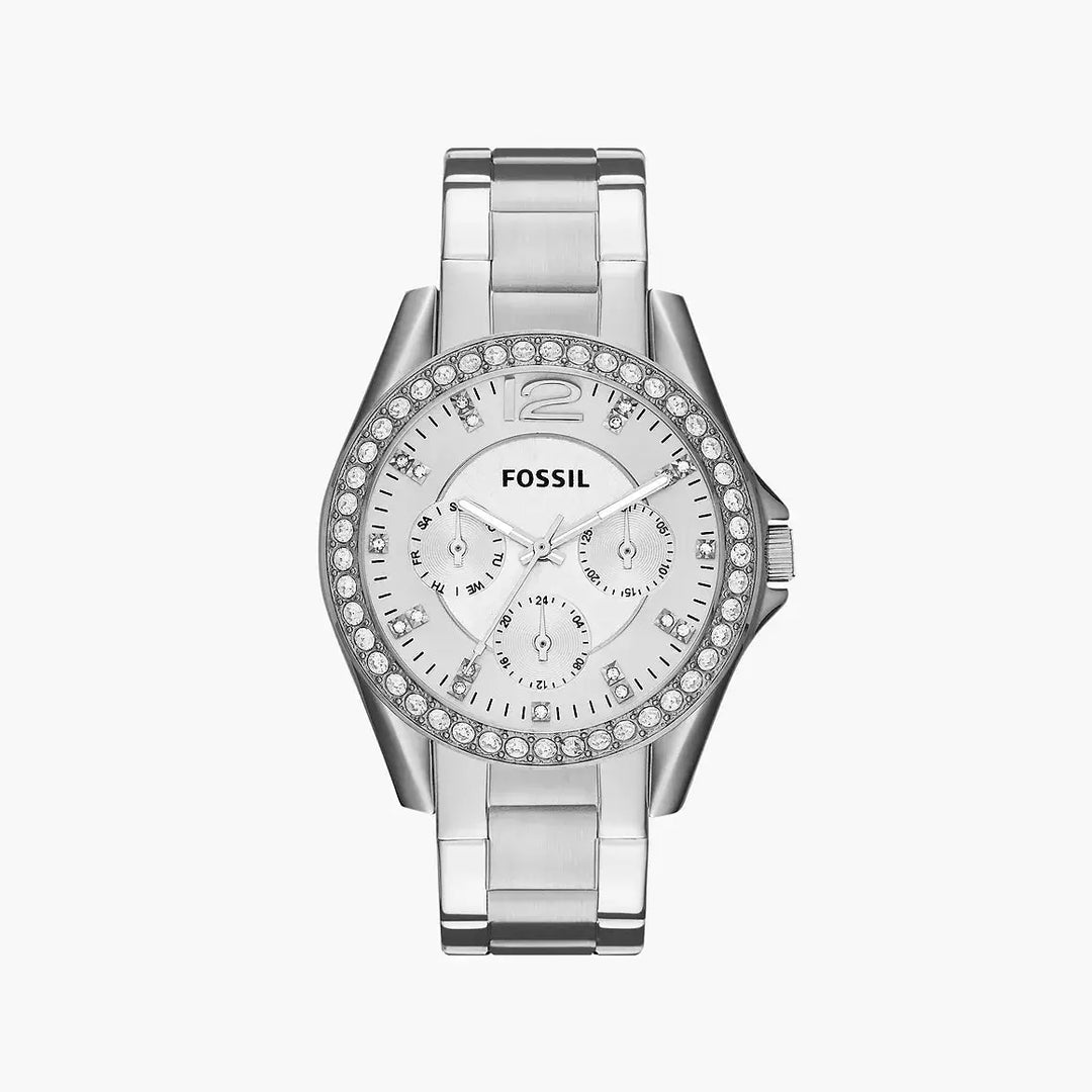 Fossil Riley Multifunction Stainless Steel Watch