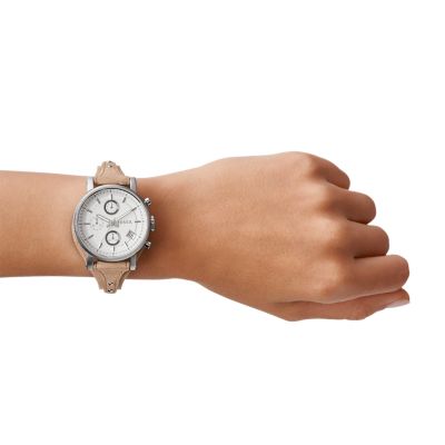 Fossil Original Boyfriend Chronograph Bone Leather Watch
