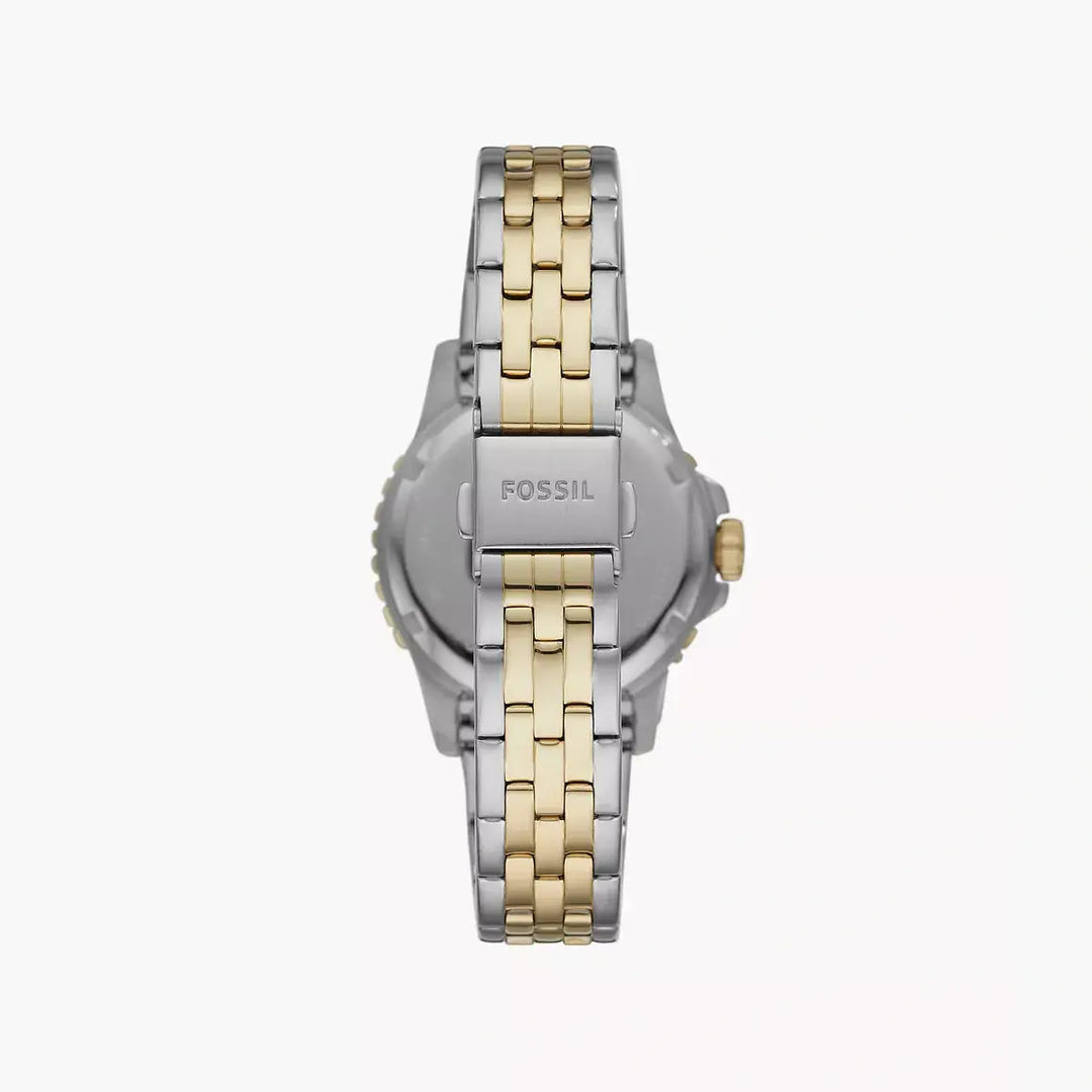 Fossil FB-01 Three-Hand Date Two-Tone Stainless Steel Watch