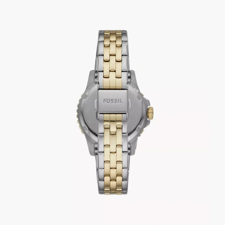 Fossil FB-01 Three-Hand Date Two-Tone Stainless Steel Watch