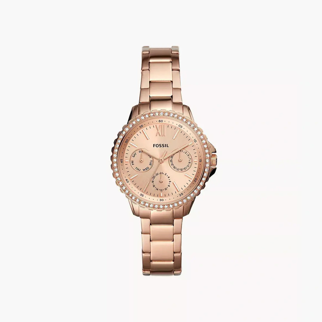 Fossil Izzy Multifunction Rose Gold-Tone Stainless Steel Watch