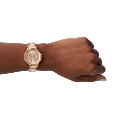 Fossil Izzy Multifunction Rose Gold-Tone Stainless Steel Watch