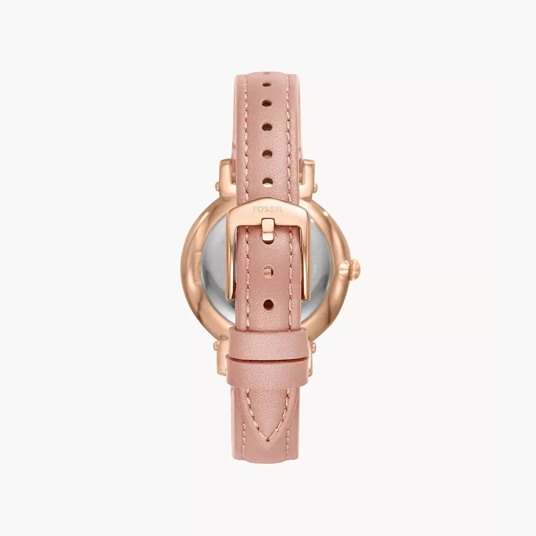 Fossil Daisy Three-Hand Blush Leather Watch