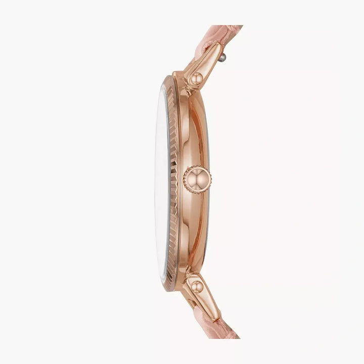 Fossil Daisy Three-Hand Blush Leather Watch