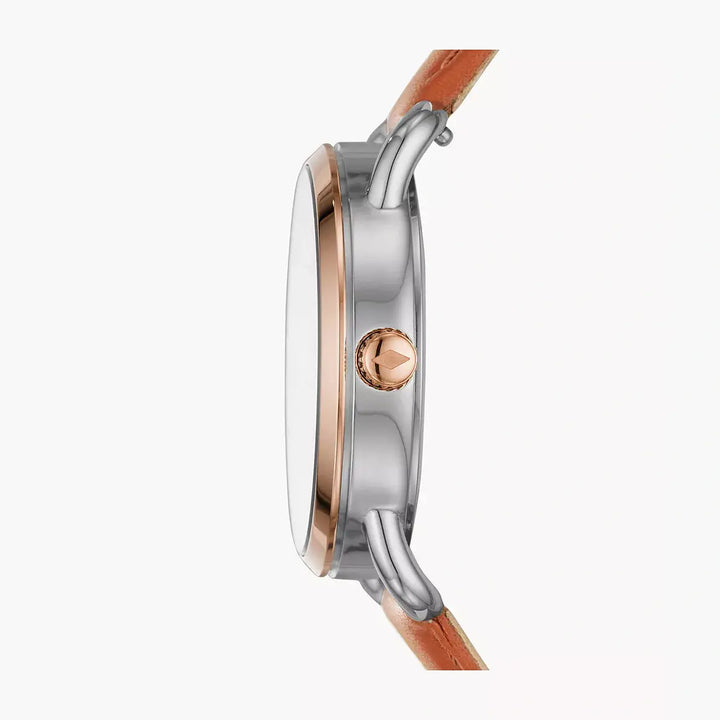 Fossil Copeland Three-HandTan Leather Watch