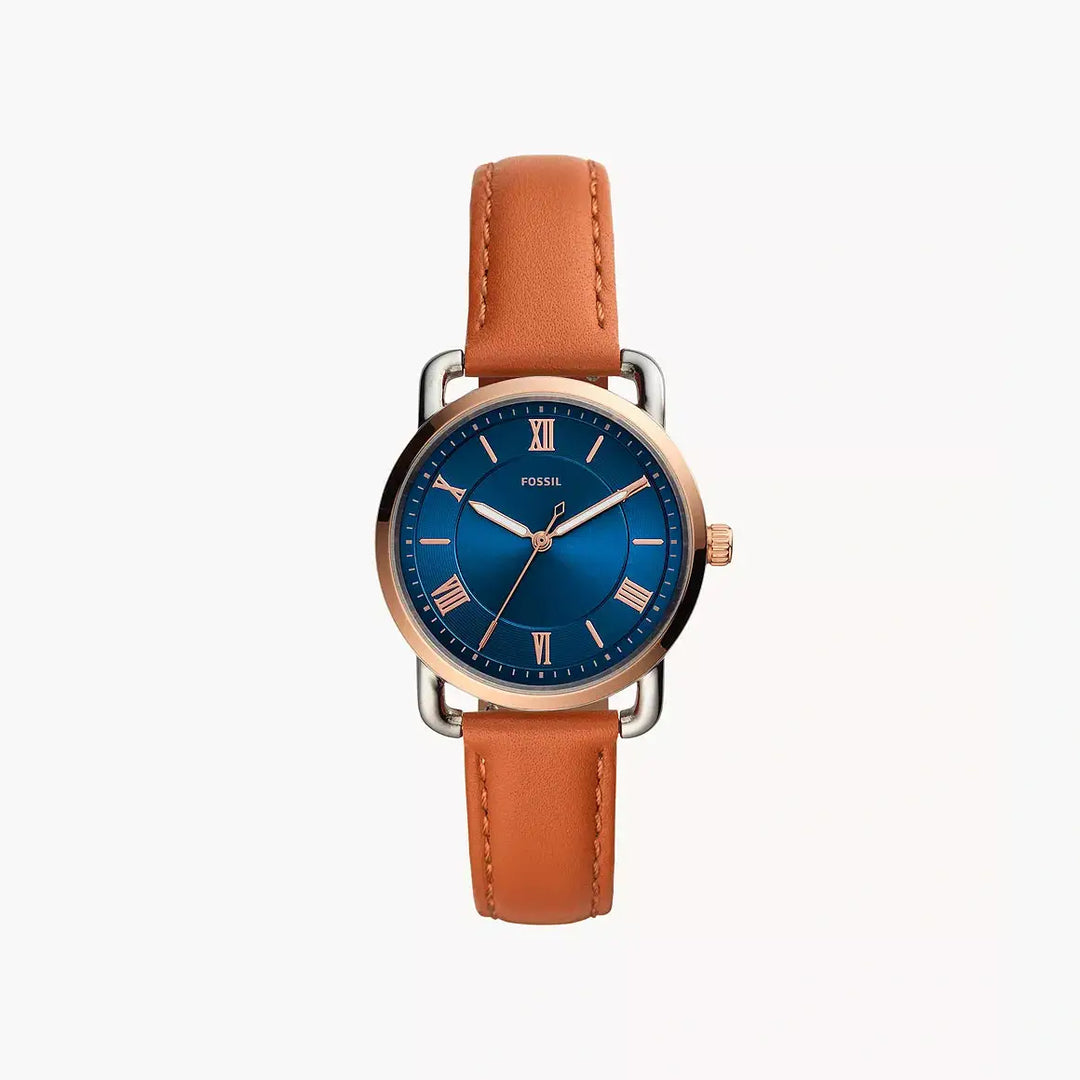 Fossil Copeland Three-HandTan Leather Watch